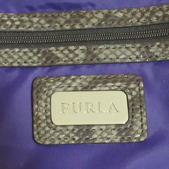 Furla Python Embossed Bag - Picture 2 of 10